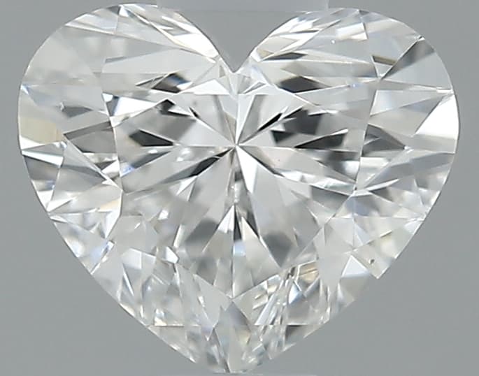 0.51 ct Heart, F VS2