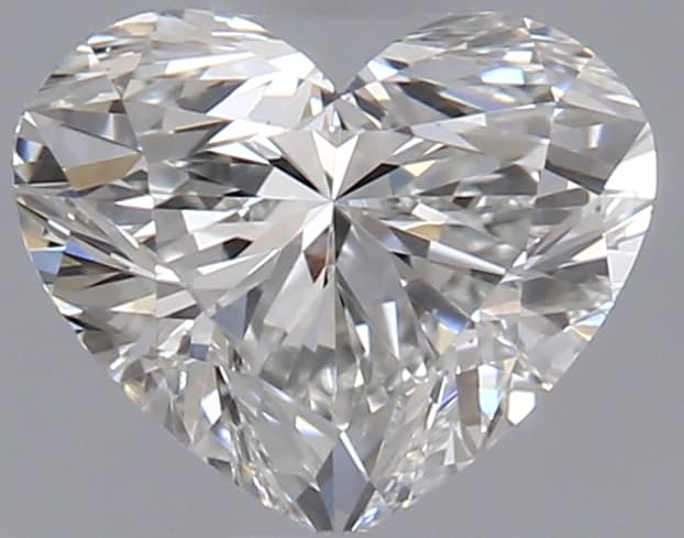 0.7 ct Heart, G VS2