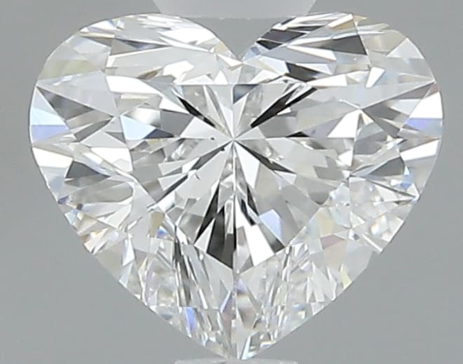 0.7 ct Heart, F VS2