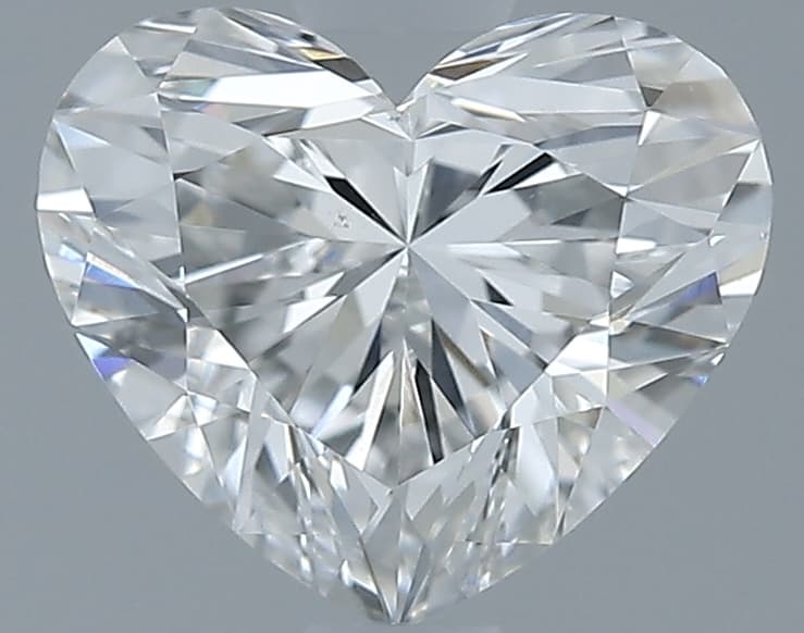 1.02 ct Heart, F VS2