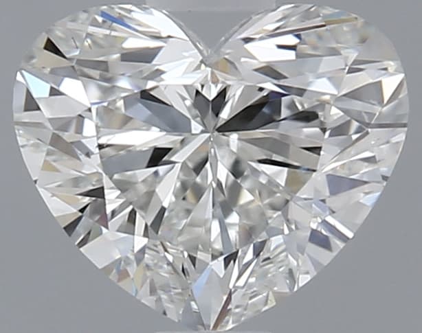 0.7 ct Heart, H VS2