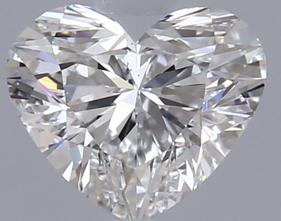 0.72 ct Heart, F VS2