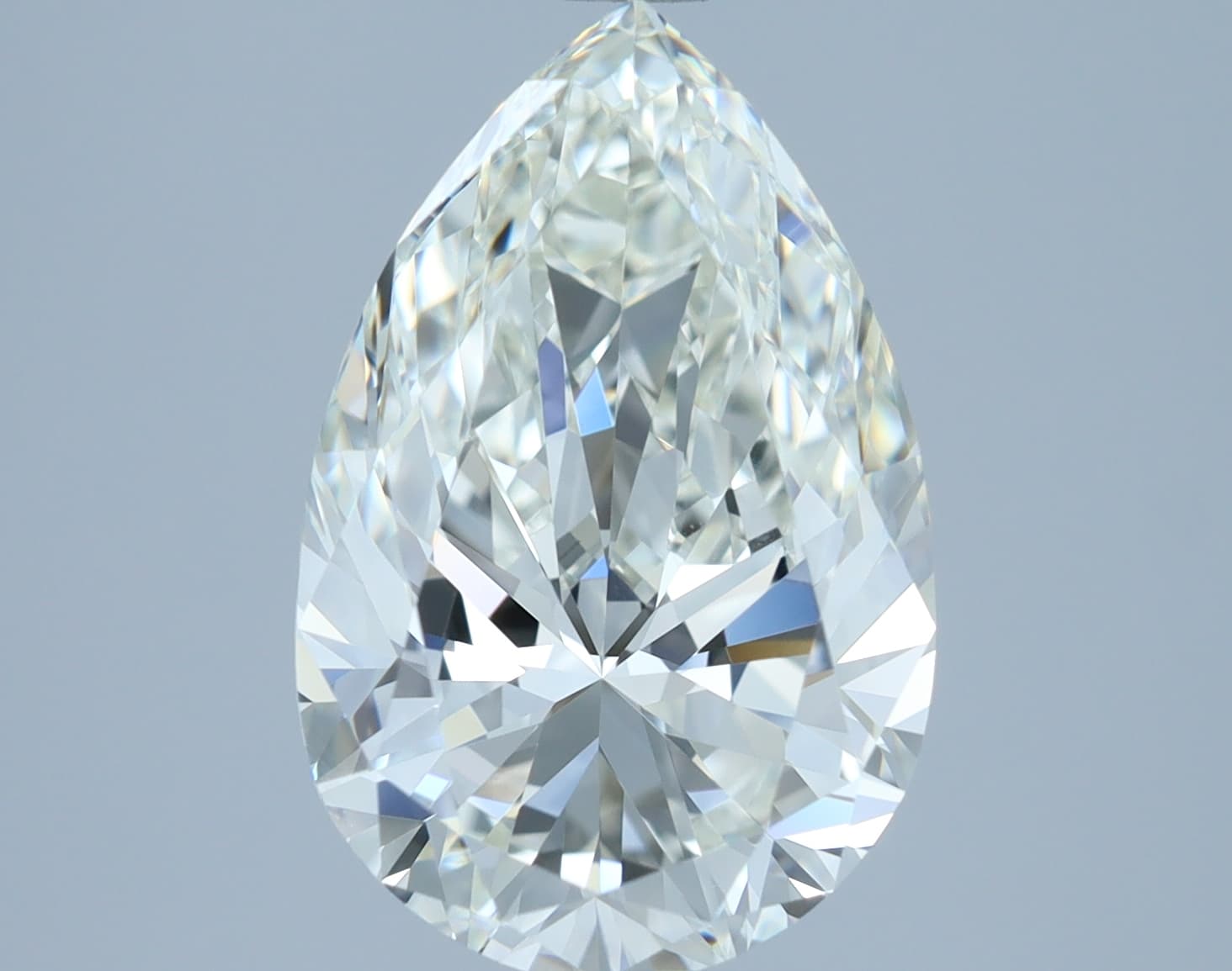 3.03 ct Pear, H LC