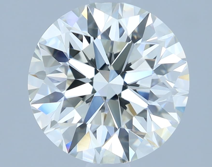 1.69 ct Round, J VVS1