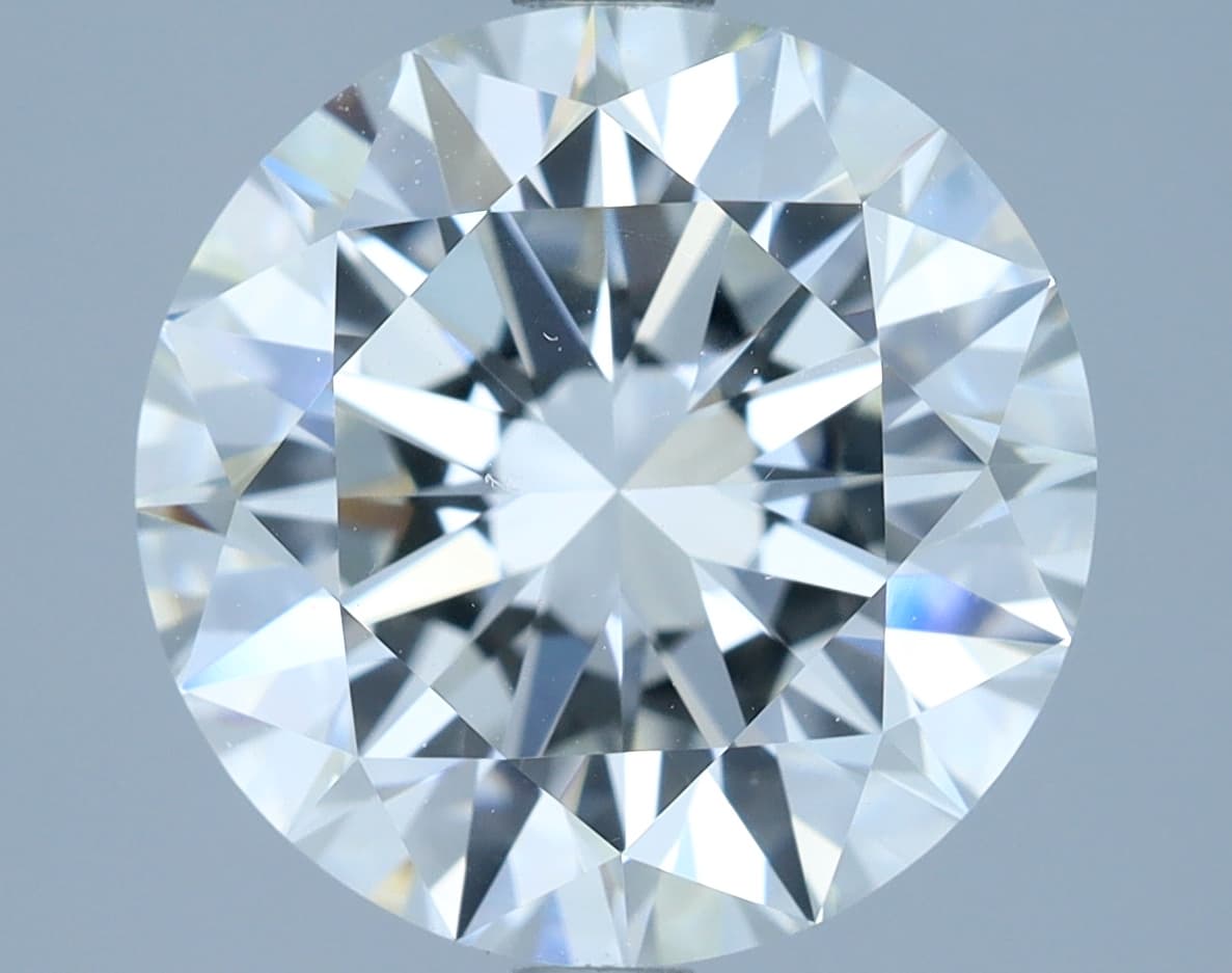3.44 ct Round, H VVS2