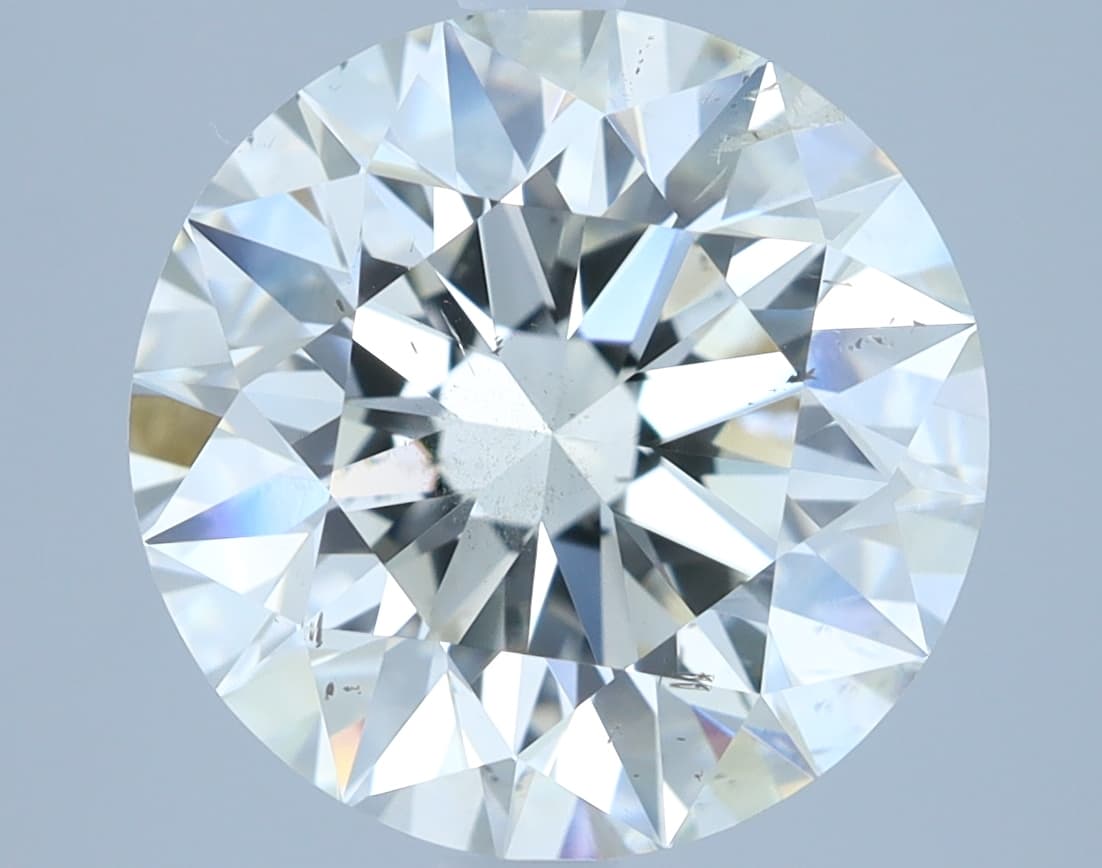 3.41 ct Round, K SI2