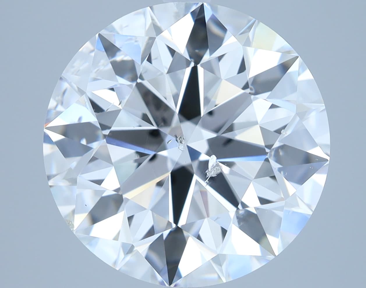 5.26 ct Round, D SI2