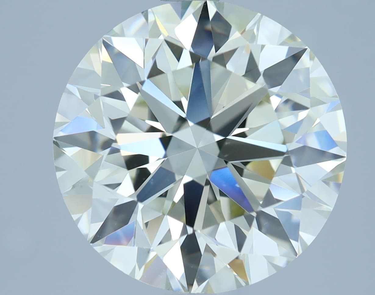 4.03 ct Round, K VVS2