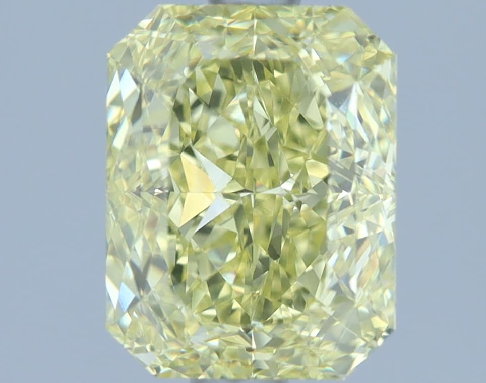 2 ct Radiant, Fancy Yellow VVS1