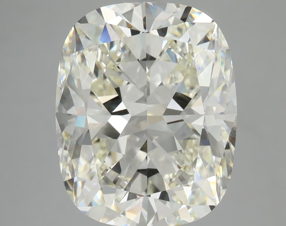 5.01 ct Cushion, J IF