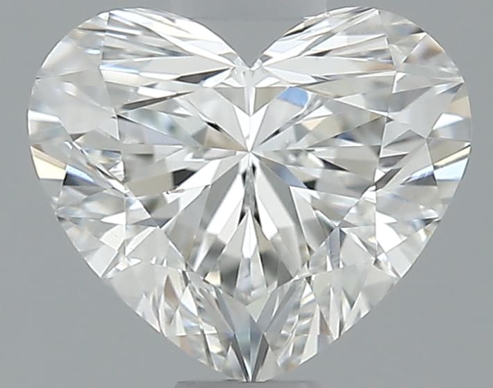 0.7 ct Heart, F VS2