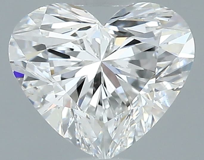 0.7 ct Heart, F VS1