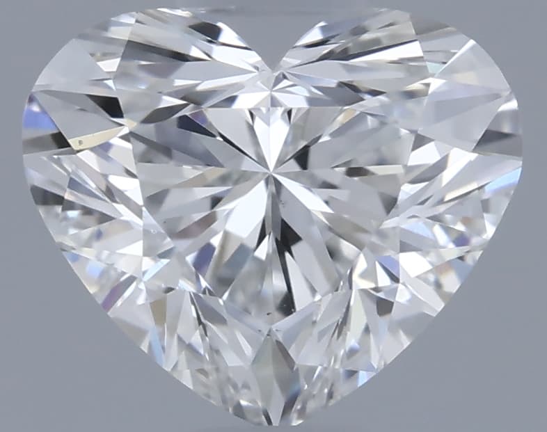 0.7 ct Heart, F VS2
